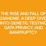 The Rise and Fall of 23andMe: A Deep Dive into Genetic Testing, Data Privacy, and Bankruptcy