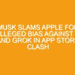 Musk Slams Apple for Alleged Bias Against X and Grok in App Store Clash