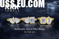Toi et Moi Engagement Ring Moissanite | KRK Jewels