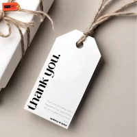 Elevate Products with Custom Hang Tags for Stronger Brand Presence