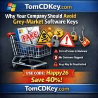 Why Your Company Should Avoid Grey-Market Software Keys