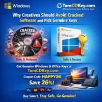 Why Creatives Should Avoid Cracked Software and Pick Genuine Keys
