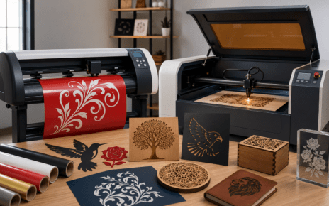 vinyl and laser machine